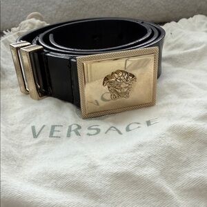 Versace Black and Gold unisex Belt